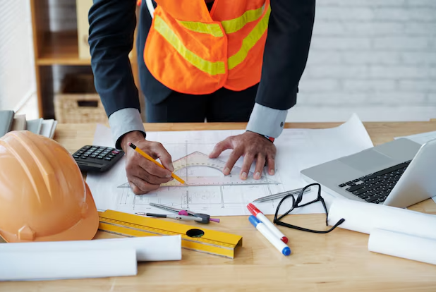 Travaux sur chantier