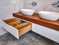 Installation de vanités de salle de bains : alliez design et fonctionnalité