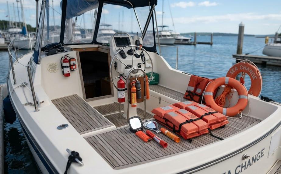 Équipement de sécurité obligatoire à bord des bateaux de plaisance