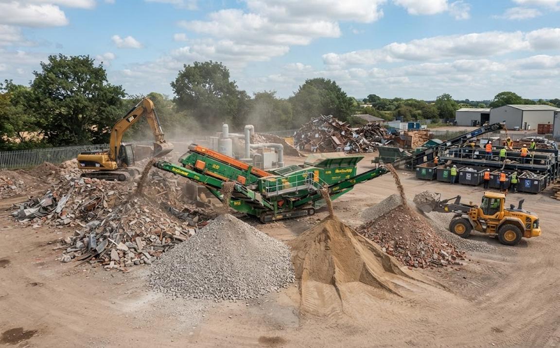Valorisation et recyclage dans la gestion déchets BTP