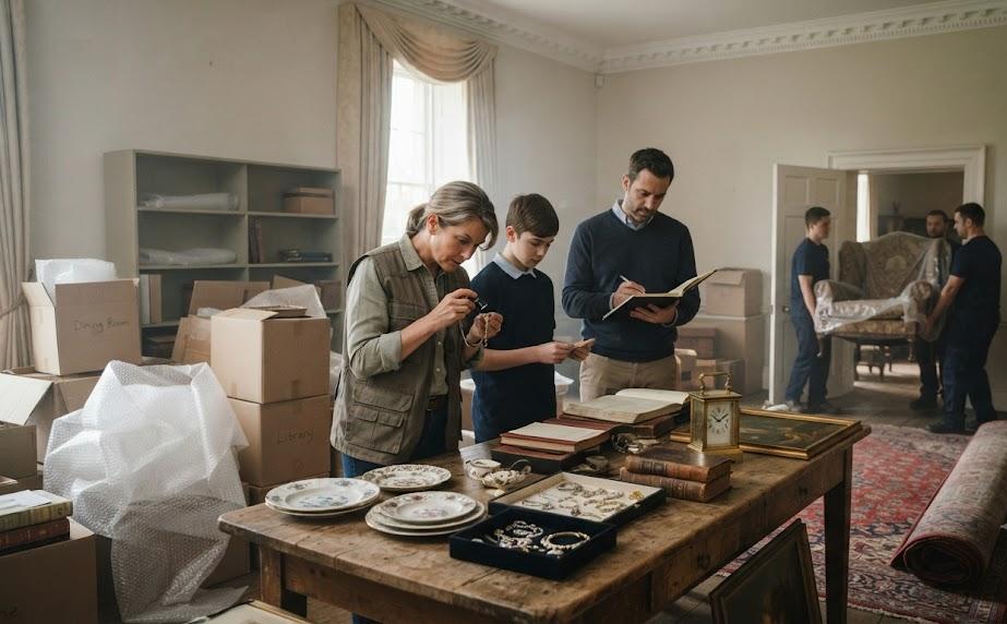 Trier les objets de valeur lors d'un débarras massif 