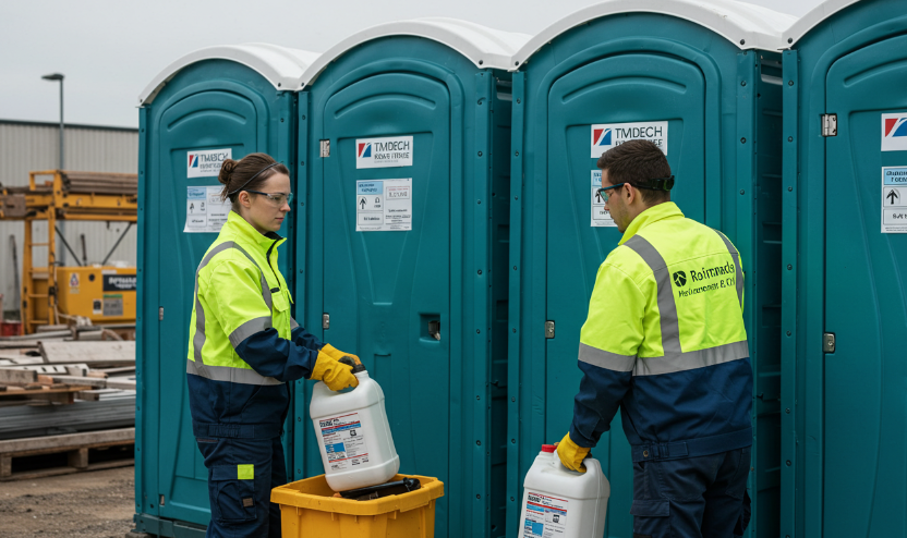 L’entretien des toilettes chimiques en location : qui s’en charge ?