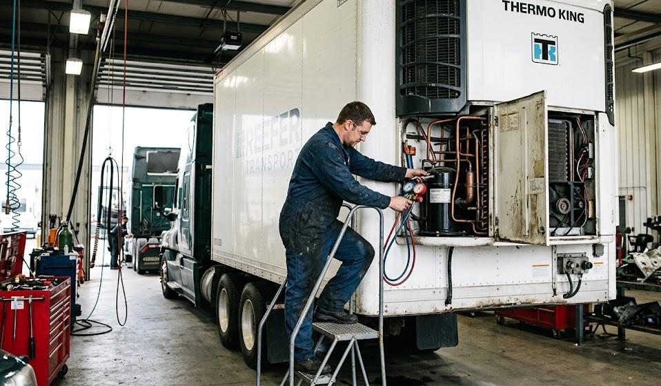 Dépannager frigorifique d'un camion