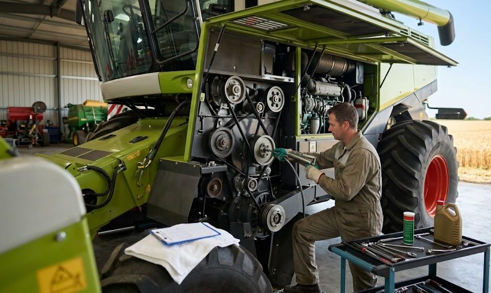 Maintenance préventive avant la moisson
