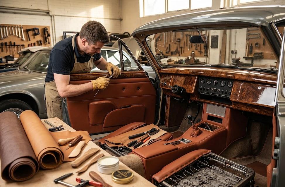 Restaurer l'intérieur d'une voiture ancienne