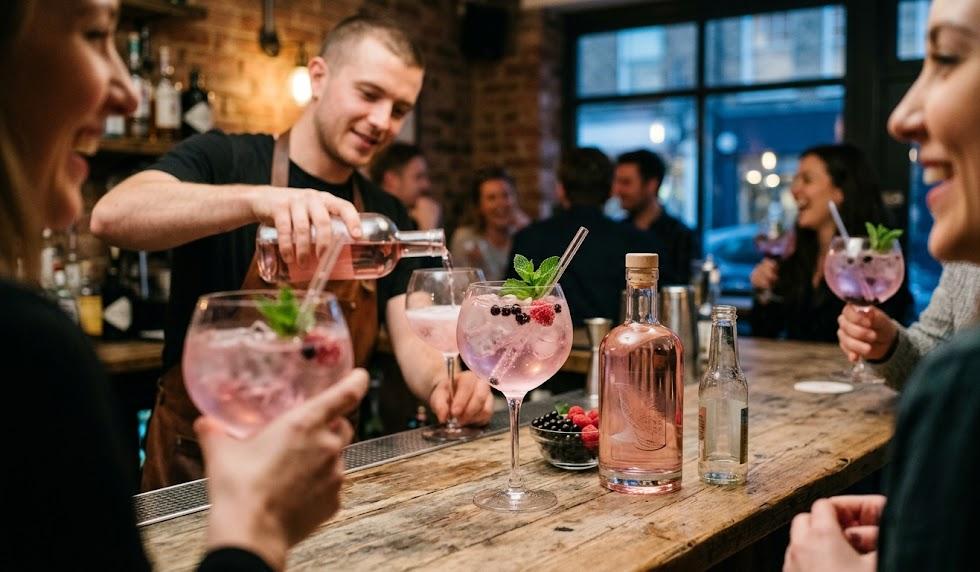 Tendance du gin aromatisé aux fruits rouges