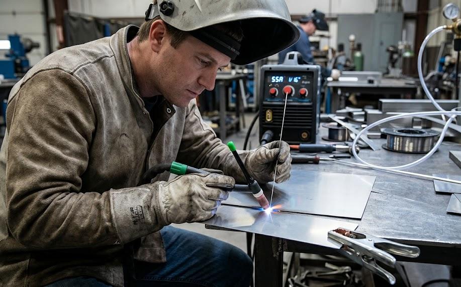 Les réglages essentiels du poste TIG pour souder de l'inox fin