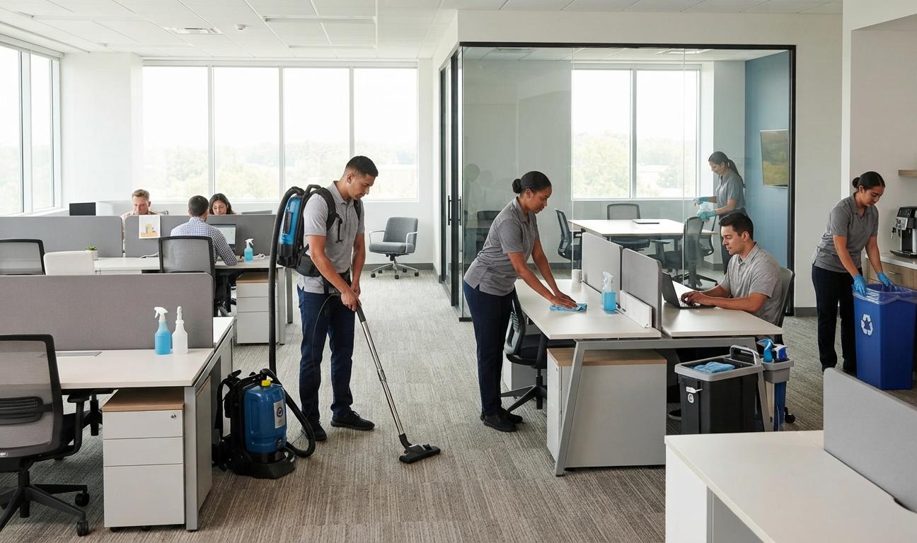 La flexibilité des services de propreté à l'heure du télétravail hybride