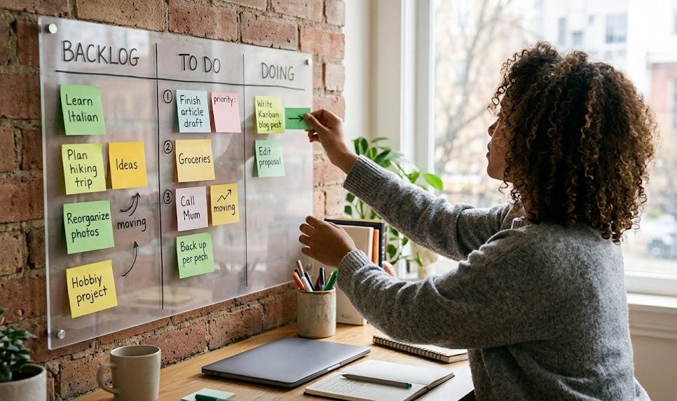 Utiliser la méthode Kanban pour sa productivité personnelle 